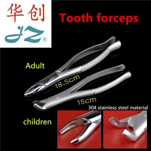 Jz Stainless Steel Dental Tooth Extraction Forcep Adult children Teeth Extracting Pliers Forcep Surgical Toothdental Instrument