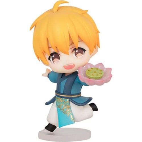 In Stock The Kings Avatar Huang Shaotian Q Version Kawaii Chinese Anime Action Figure Ancient Style Hand-Made Model Toys New