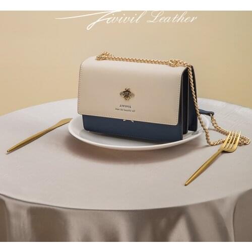 YaoKu 2021 Womens Summer Fresh Trendy Crossbody Shoulder Bag Fashion Large Capacity Chain Underarm Bag designer bags luxury