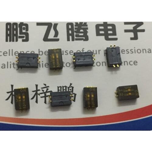 1PCS Original Japanese FUJISOKU HDS402-E patch 1.27mm dial code switch 2-bit 2-way encoding switch