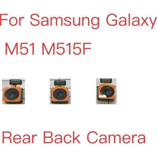 10pcs New Original Main Camera For Samsung Galaxy M51 M515F Rear Back Camera With Flex Ribbon Cable