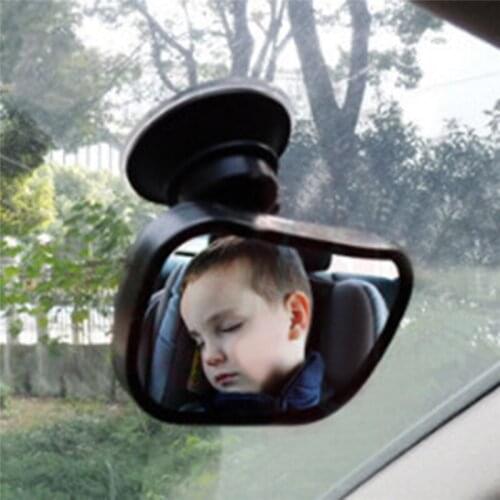 360 Degree Car Styling Universal Interior Mirror Black Car Child Mirror For Child Seat Safety Auto Headrest Baby Rearview Mirror