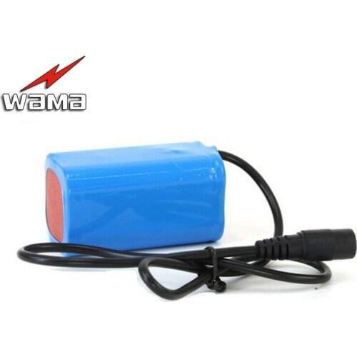 8000mAh 3.7V Li-Ion 4-series 4S 18650 Rechargeable Battery Packs For Emergency Headlamp LED FlashLight Torch 4pcs in Parallel