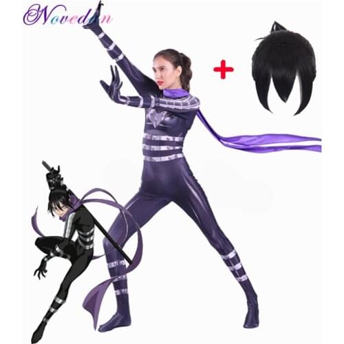 Anime One Punch Man Cosplay Speed O Sound Sonic Cosplay Costume Spandex Jumpsuit Hair Kids Adults Carnival Halloween Costume Wig