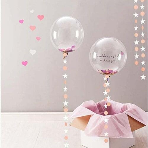 Paper Garland for kid first 1 2 3 4 5 6 7 8 9 10 year old birthday baby shower boy girl Gender Reveal Christmas tree Decoration