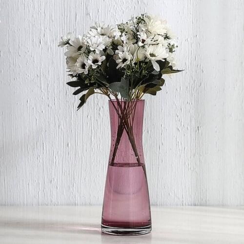 Nordic Ins Fashion Glass Vases Home Decoration Artware Flower Vase Hydroponics Living Room Decoration Flower Arrangement