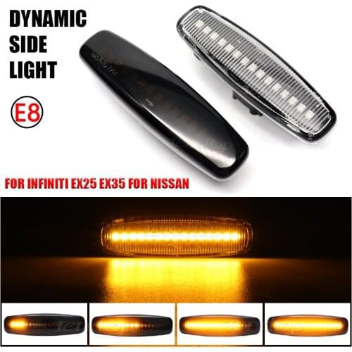 Dynamic Turn Signal Light Side Repeater Lamp For Infiniti EX25 EX35 EX37 FX35 FX37 G25 G35 Q40 Q60 Q70 QX50 QX70 M25 M37 JX35