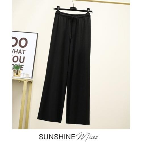 Long pants シームレスパンツ womens straight pants loose thin high waist mask pants штаны gym sweatpants stacked leggings купальник жен