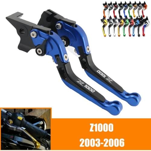 For KAWASAKI Z 1000 Z1000 2003 2004 2005 2006 03 04 05 06 CNC Motorcycle Adjustable Brake Clutch Lever Levers Folding