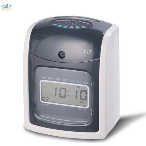 [HFSECURITY] Office Use Employee Electronic Punch Card Clock Paper Time Attendace Clock Ribbon DIY Kit Digital Time Clock