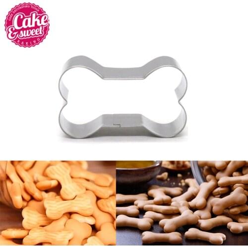 Stainless Steel Cookie Cutters Bone Shape Lovely Biscuit DIY Baking Tools Fondant Pastry Decorating Tools