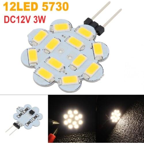 G4 LED Lamp Bulb 5730 SMD LED Bulb DC 12V Bi Pin Lamp LED Bulb 3W Warm Cold Led Lights Replace Halogen