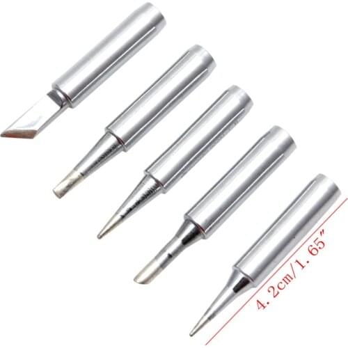 5Pcs Solder Screwdriver Iron Tip 900M-T for Hakko Soldering Rework Station Tool