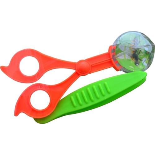 Plastic Insect Scissor Clamp Tweezers Nature Exploration Toy for Children