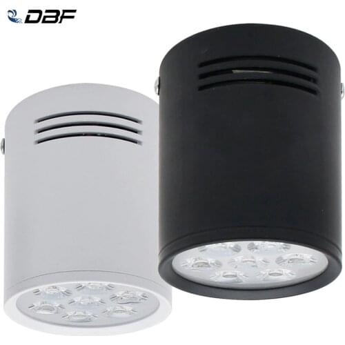 [DBF]High Bright LED Ceiling Lights Dimmable 3W 7W 9W 12W LED Ceiling Spot Lamp with LED Driver AC110V/220V Home Indoor Lighting