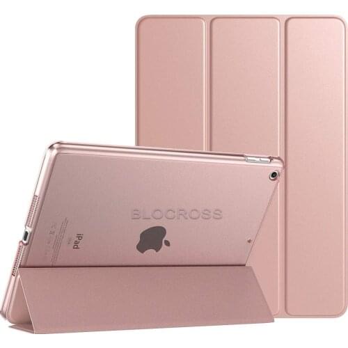 Slim Case for Apple iPad 10.2 inch 2020 8th Generation Trifold Stand Solid Cover for iPad 7th Gen Protective Cases with Stylus