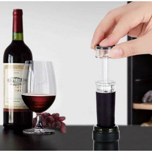 Champagne Wine Fresh Bottle Vacuum Sealed Stopper Air Pump Plug Preserver New