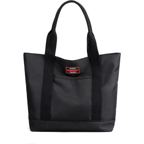 High-quality Retro Nylon Fabric Handbag Floral Casual Shoulder Bag Wear-resistant Waterproof Large-capacity Shopping Handbag