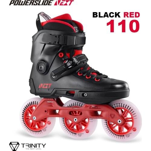 100% Original Powerslide NEXT Skates Trinity Frame Inline Skates 3*110mm Street Racing Skate Shoes Roller Free Skating Patines
