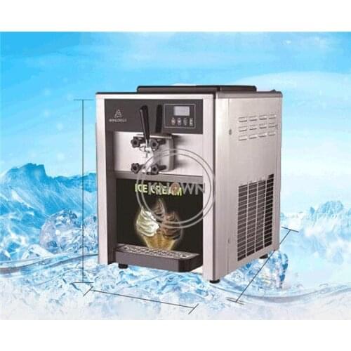 18-25L/H Soft Ice Cream Maker Stainless Steel Machine for Sale