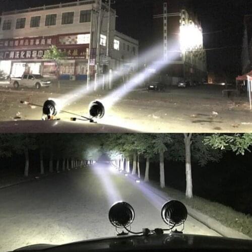 6D Lens 6 inch Round Led bar Spotlights Offroad Car Truck Far Spot Distance Headlight High beam Highway driving External lights