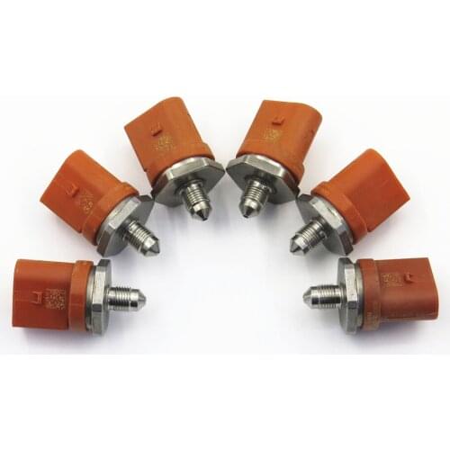 6 Pcs High-Quality Automotive Fuel Common Rail Pressure Sensor For A4 A5 A6 A8 Golf Jetta Polo CC Eos 06J906051D 06J 906 051 D