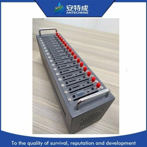 Antecheng Quecte M26 modem 16 port USB gsm modem high rate bulk sms sending ussd stk with free software by AT command