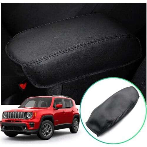 AU04 -Car Armrest Box Cover for Jeep Renegade 2015-2020 Central Control Container Mat Automotive Interior Styling Accessories