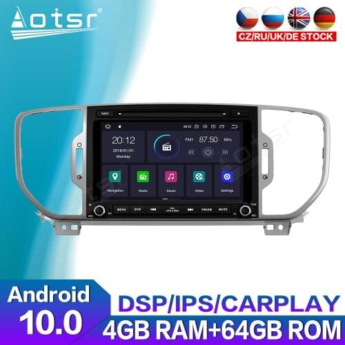 Car Radio Android Multimedia For KIA Sportage 4 2016+ Touch Screen GPS Navigation Audio Video Player HDAuto Stereo Unit Carplay