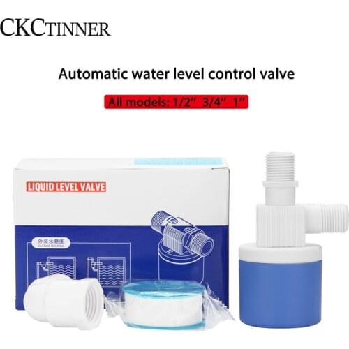 1/2" 3/4" 1" Floating Ball Valve Automatic Float Valve Water Level Controller Tower Tank Installed Inside Liquid Level Switch