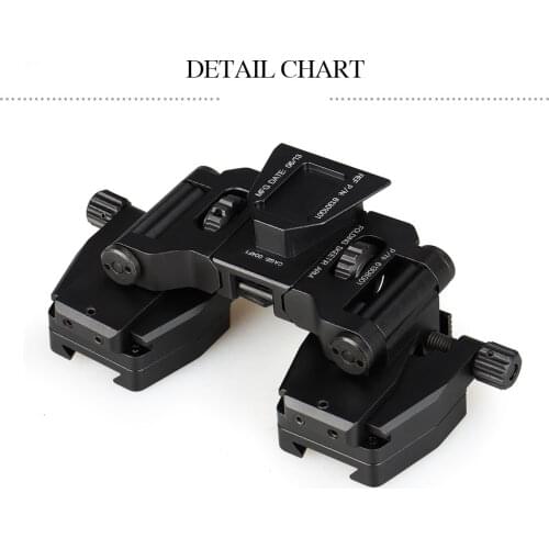 Free shipping PVS14 NVG binocular bridge goggles stent skip rhino mount NVG arms mount for L4 G24 Mounting Helmet Fast mount
