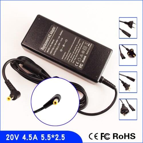 20V 4.5A Laptop Ac Adapter Power SUPPLY + Cord for Lenovo E46 E47A E47G Y460N Y470 Y560P Y470N Z470A G230 G430 B470 B450