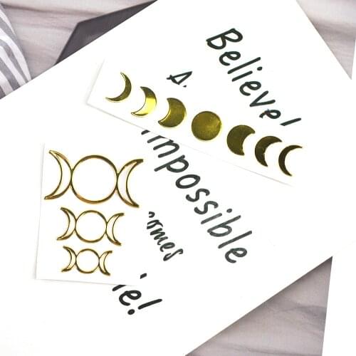 JF028 DIY Energy Moon Stickers Paper Sheets For Epoxy Resin Craft Pyramid Jewelry Making Tools and Accessories