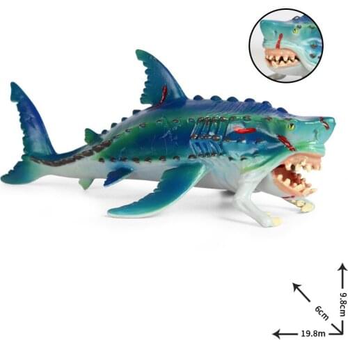Simulation Ocean Animal Model Wonderland Monster Fish Sea Monster Fish Shark PVC Action Figure Childrens Collection Toy Gift