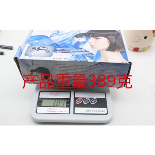 Hot Wearing glasses type Headband Magnifier Magnifying Reading Loupe Jewel Repair Illumination with 8pcs Plastic Lenses