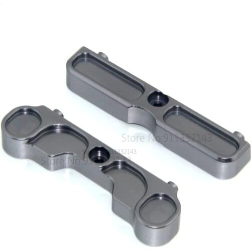 HOBAO RACING 85005 FR/RF LOWER ARM HOLDER SET for 1/8 HYPER VS BUGGY Upgrade OP Parts CNC Aluminum