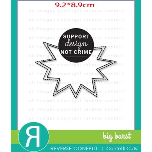 Explosion effect Embossing Metal cutting dies 2021 new diy molds Scrapbooking Paper Making die cuts crafts slimeline dies