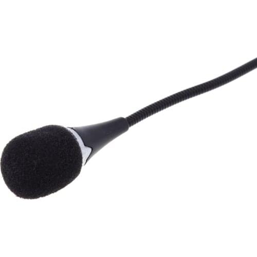 Mini 3.5mm Interface Noise Canceling Flexible Microphone For PC Laptop Notebook H054