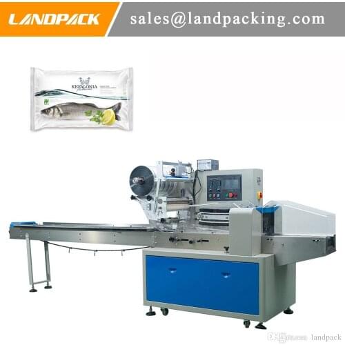 Multi-Function Automatic Frozen Fish Frozen Fruit And Vegetable Pillow Type Packing Machine Practical