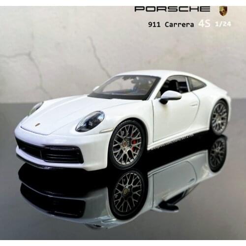 Welly 1:24 Porsche Carrera 4s Sports alloy car model Diecasts Toy Vehicles Collect gifts Non-remote control type transport toy