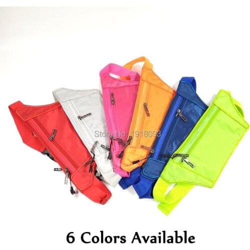 Newest Glowing Product LED Strip EL Wire Waist Bag 6 Colors Available Flash Sports bag for Lighting Run Party Supplies