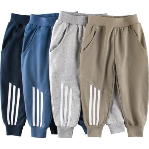 Autumn Comfortable Kids Boy Casual 100 Cotton Sports Jogger Long Pants