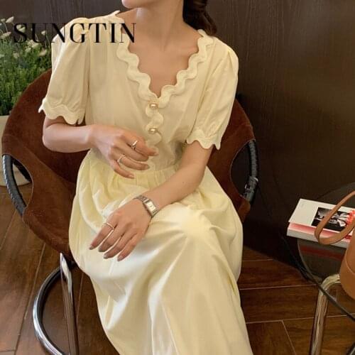 Sungtin Long Sleeve Summer Dresses