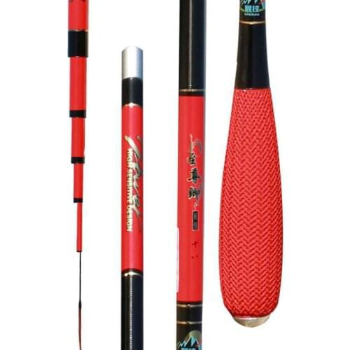 2.7m 3.6m 3.9m 4.5m 4.8m 5.4m Carp Fishing Pole Super Hard Fishing Rod Carbon Fiber Hand Sticks Taiwan Fishing Canne De Pesca