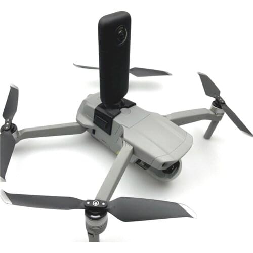 Drone Top Expansion Bracket for GoPro 8 Camera Mount Stand for DJI Mavic Air 2 Drone Camera Accessories with 1/4 Screw Holes