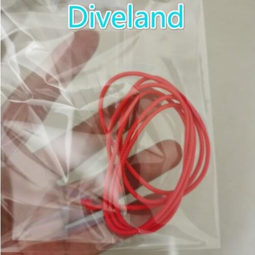 1M/piece 2MM Red White Color Spearfishing Line speargun Rope spearfishing Gun Weave Rope for wishbone