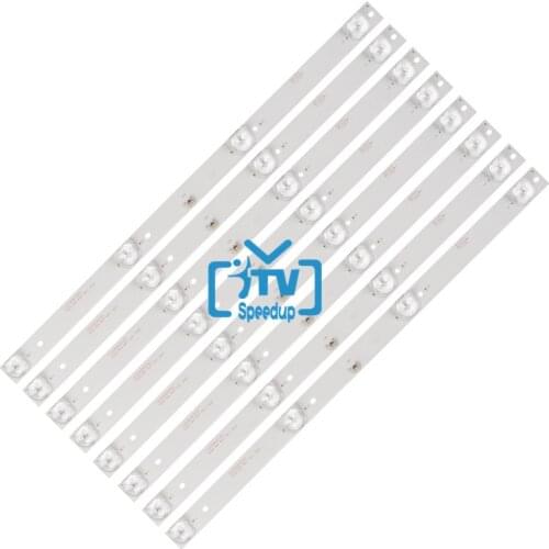 1Set=8PCS 41CM LED Backlight 4 Lamps MS-L2006 V1 CC02500D410V02 For LG 50"TV 50M2PLUS LE8815A LED50XSX5208 LED50HD520 LE-8815B