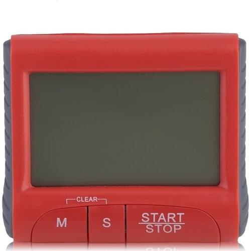 1pcs Super Deal Large LCD Digital Kitchen Timer Count-Down Up Clock Loud Alarm Wholesale Drop Shipping Sale 4 color Avaliable