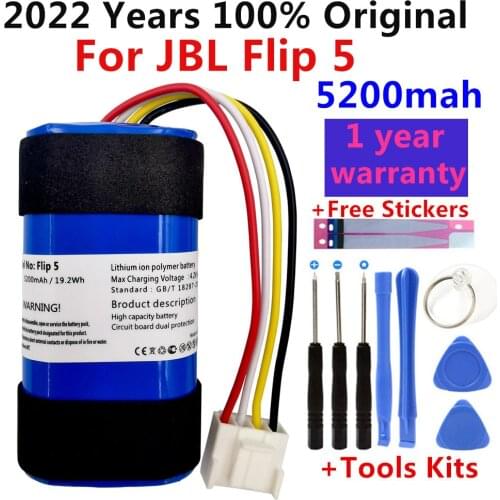 100% Original New 5200mah battery for JBL flip 5 batteries Tools Kits