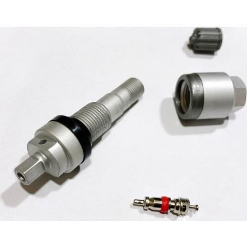 100pcs Aluminum TPMS Valve for Chevrolet Alloy Tubeless Valve for Tyre Pressure Monitor System Sensor Repair Kit